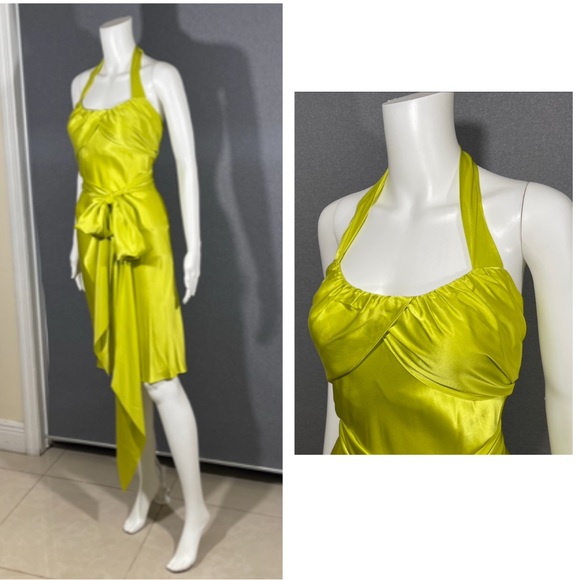 Silvia Tcherassi silk open back tie mini dress - Picture 3 of 11